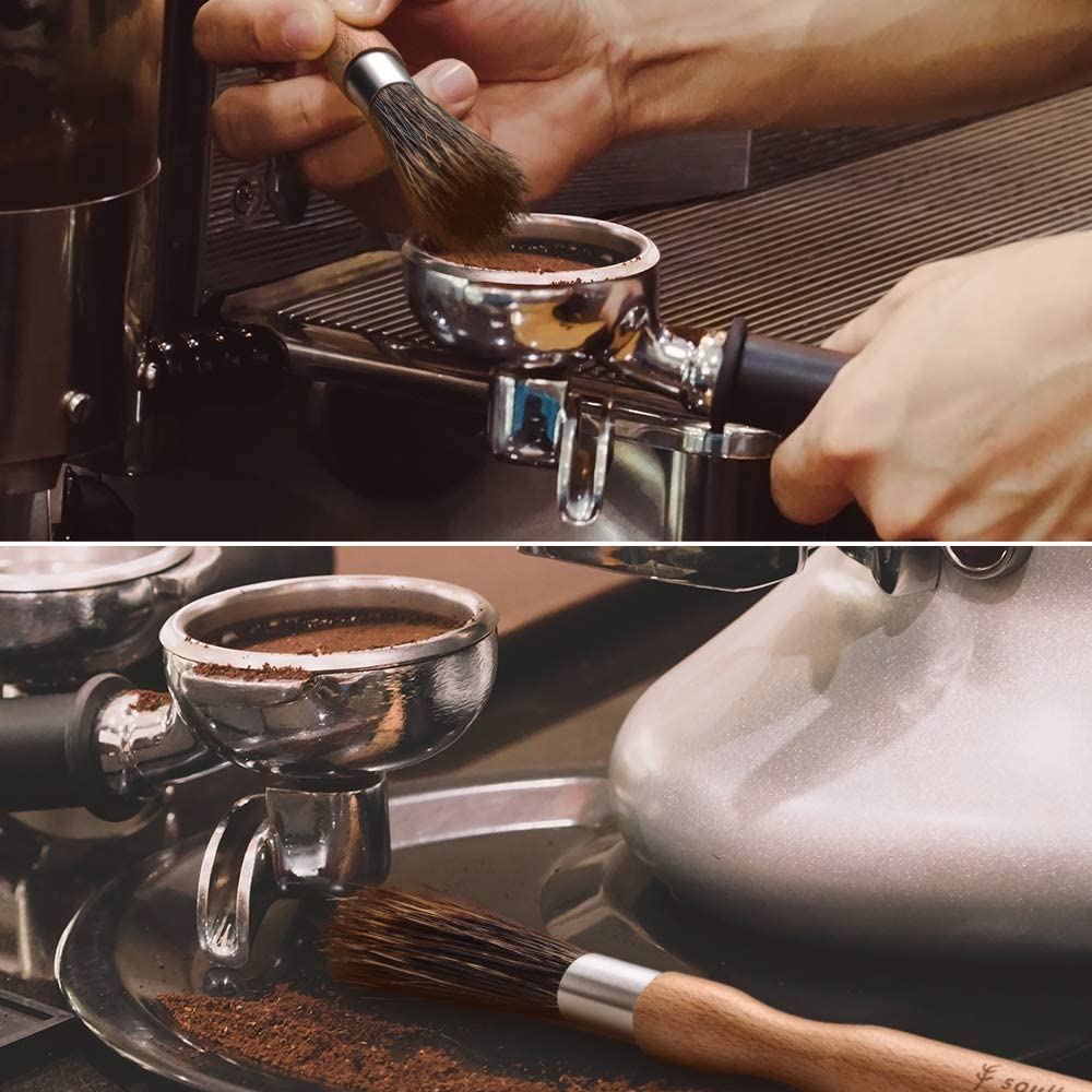 MACCHINA CAFFE Pennello macchina per il caffè Espresso Pulitore gruppo testa pulita 